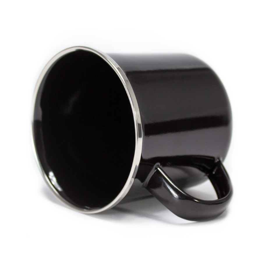 Tazón Enlozado Negro 350 ml