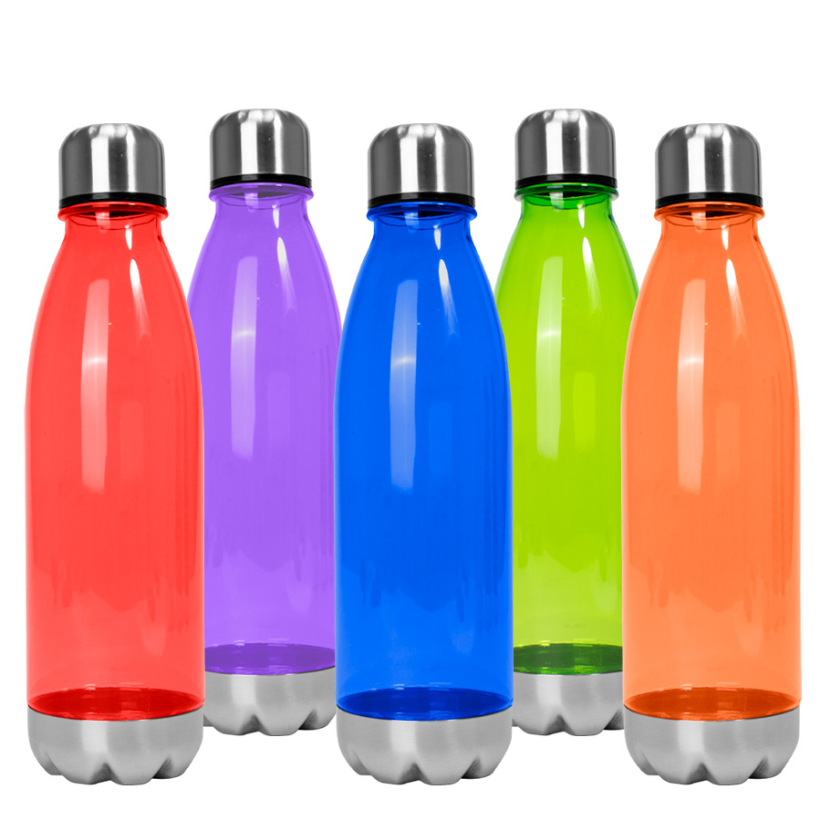 Botella PET tapa acero 