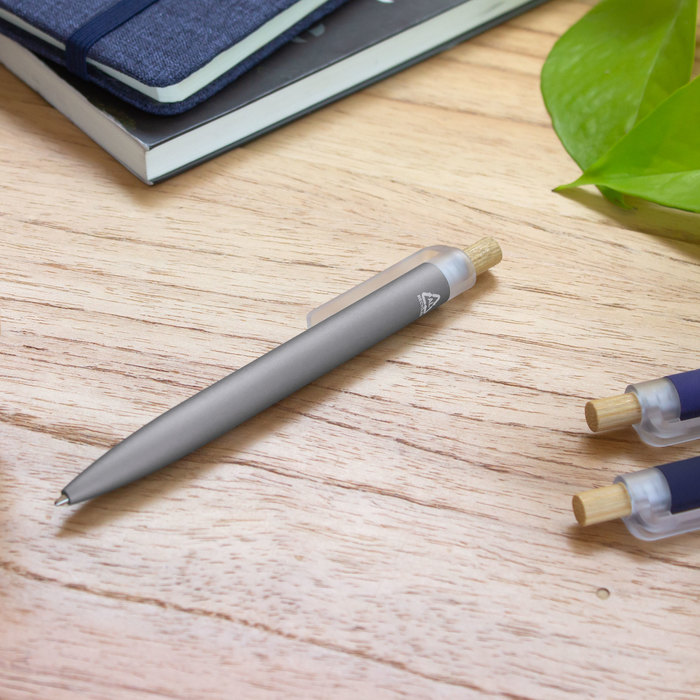 Bolígrafo aluminio reciclado y bambú 