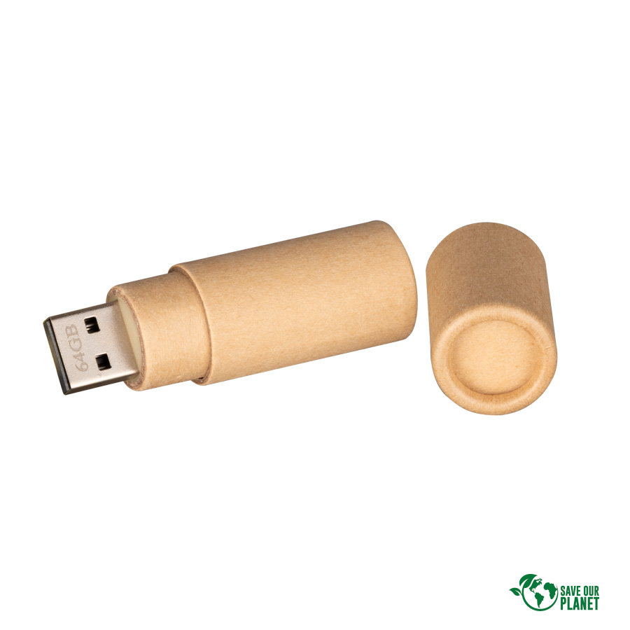 USB Pendrive Ecológico 64GB de Cartón