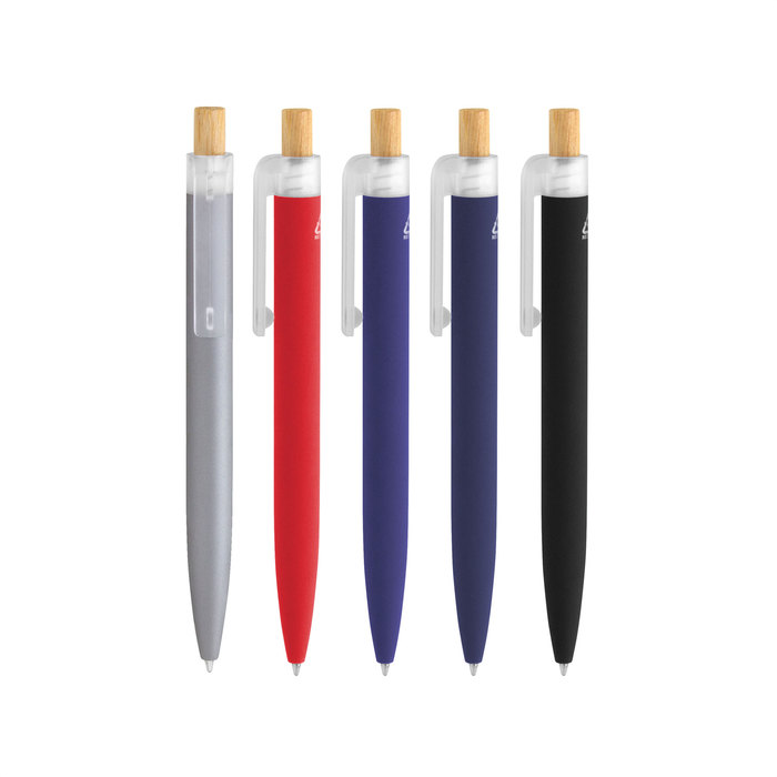 Bolígrafo aluminio reciclado y bambú 