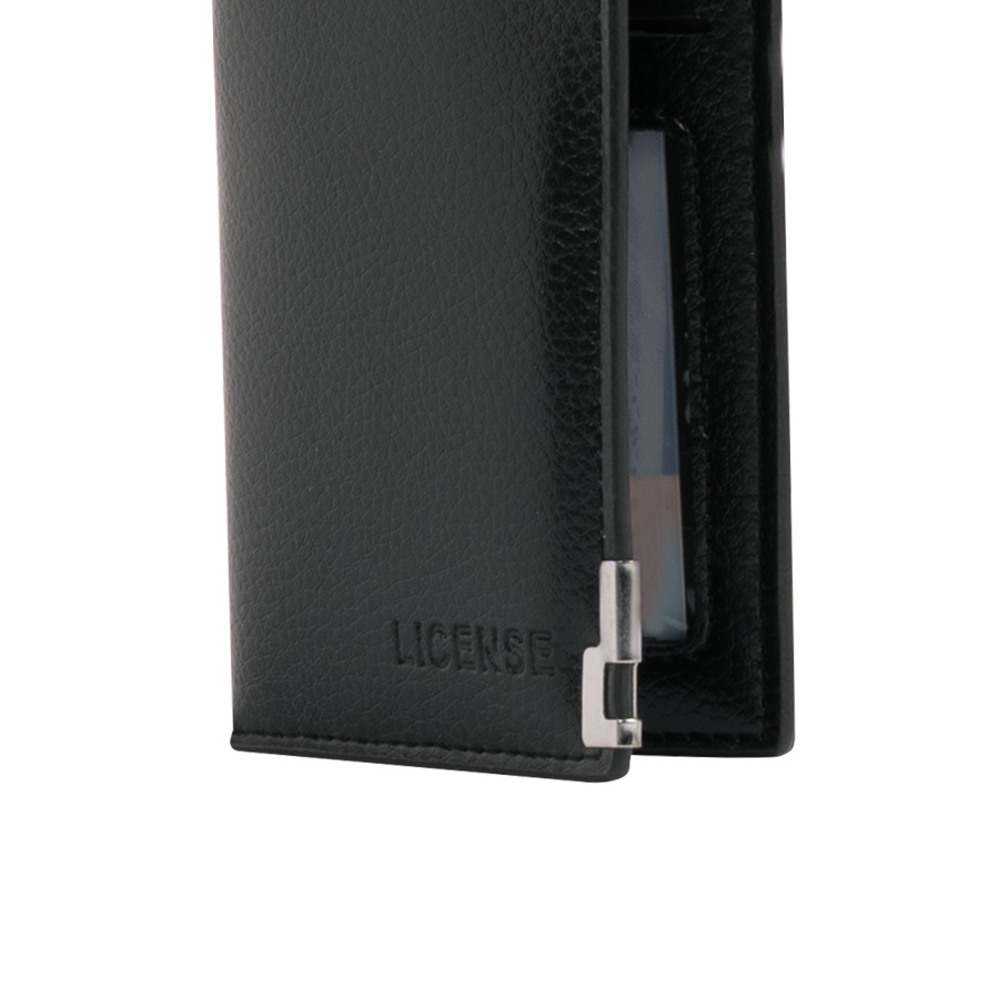 Porta-Tarjetas vertical de Eco-Cuero 