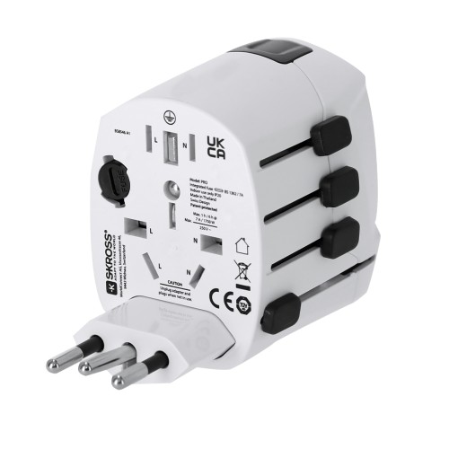 Adaptador Viaje Universal Skross PRO 3-POLE