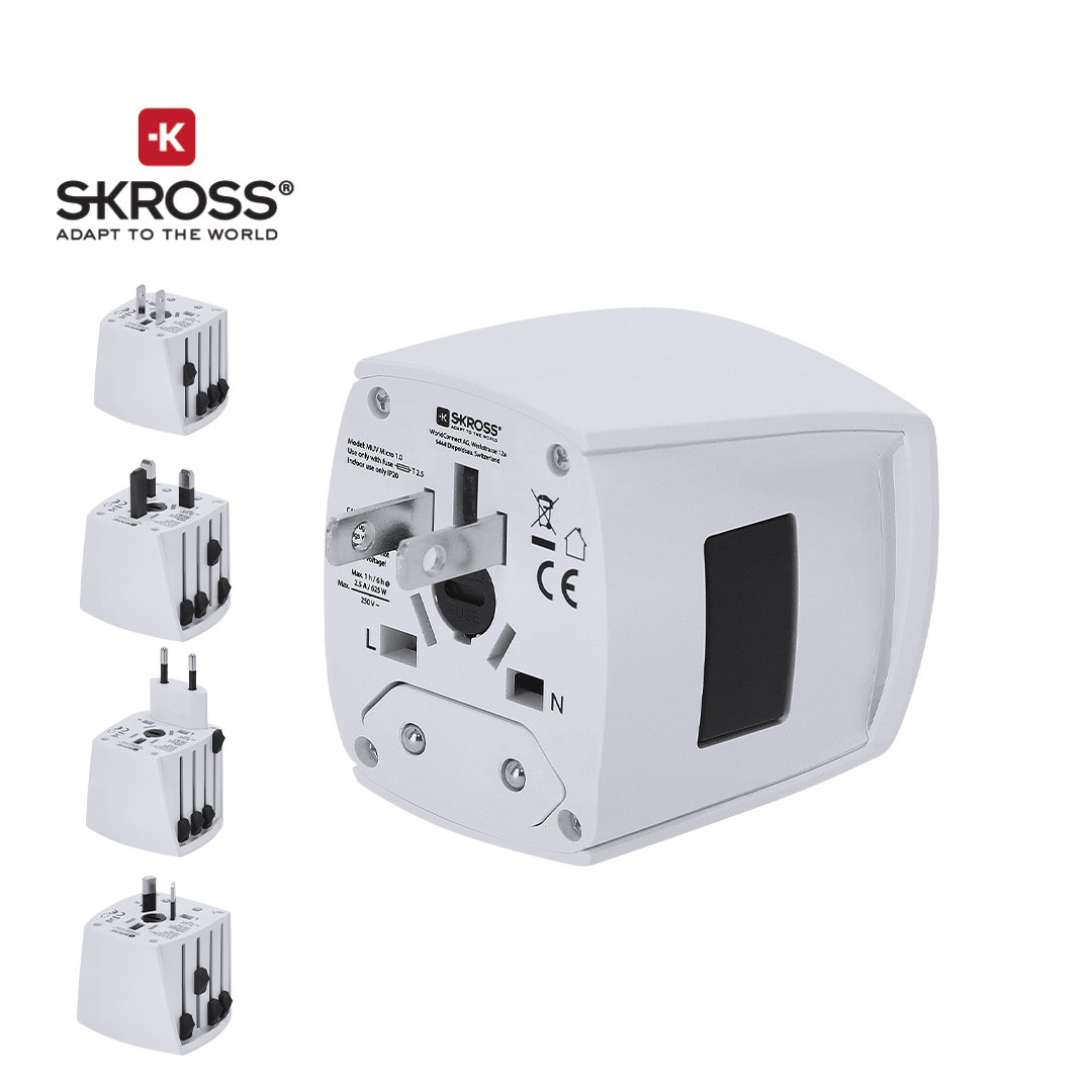 Adaptador Viaje Universal Skross MUV MICRO