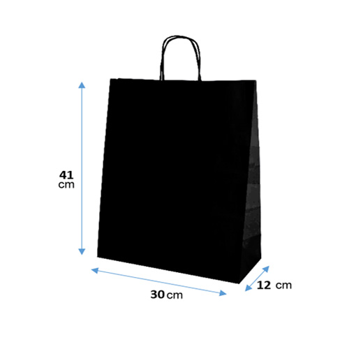 Bolsa 30x41x12 Negro