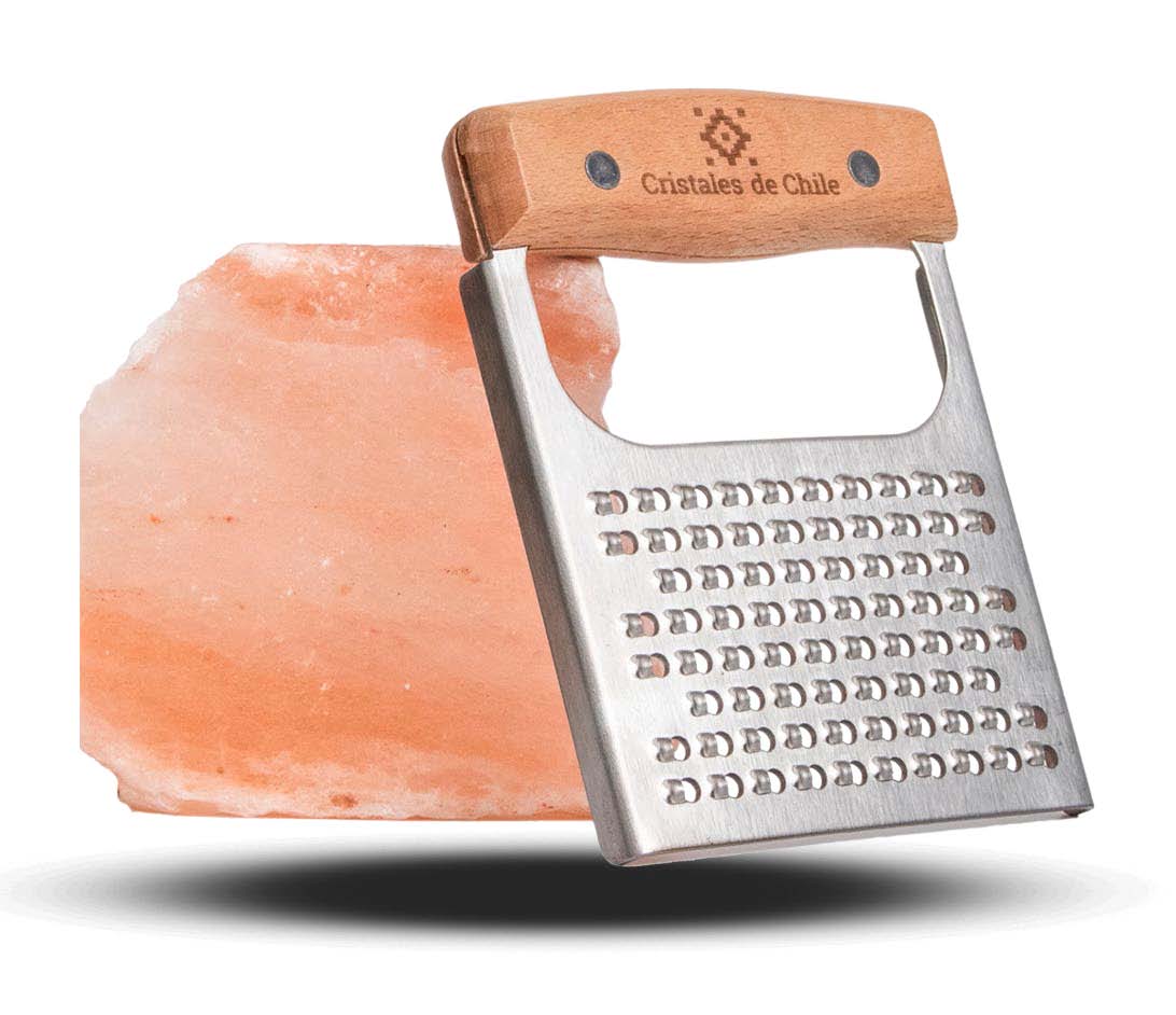 RALLADORDE SAL + PIEDRA DE SAL ROSADA